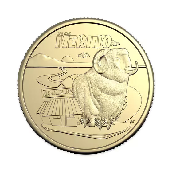 2025 Aussie Big Things 2 $1 AlBr Uncirculated – The Big Merino