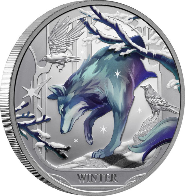 Seasons 2025 Winter $1 1oz Silver Proof Coin - Nova Coins
