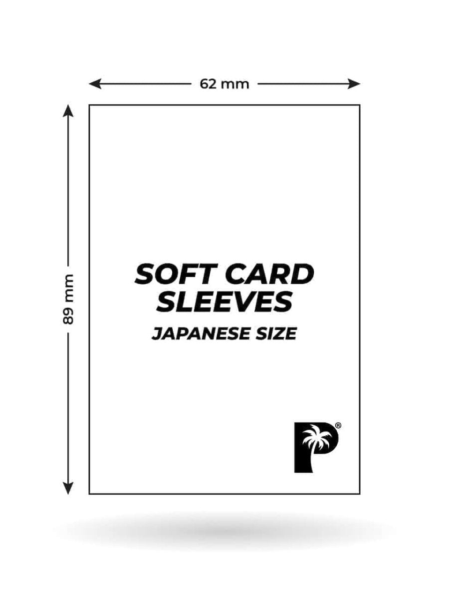 Soft Card Sleeves - Japanese Size - 100pc - Nova Coins