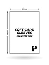 Soft Card Sleeves - Japanese Size - 100pc - Nova Coins
