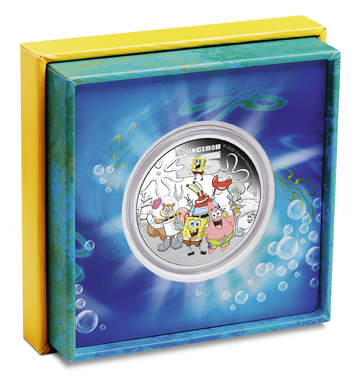 Spongebob & Friends 2024 1oz Silver Proof Coloured Coin - Nova Coins