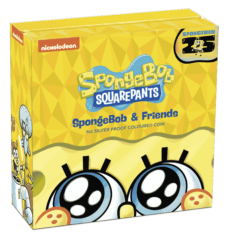 Spongebob & Friends 2024 1oz Silver Proof Coloured Coin - Nova Coins