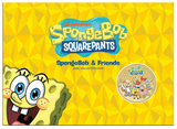 Spongebob & Friends 2025 $1 Coloured Collector Coin in Card - Nova Coins