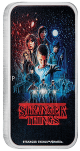 Stranger Things - Season 1 2026 1oz Silver Coloured Rectangular Coin - Nova Coins