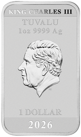 Stranger Things - Season 1 2026 1oz Silver Coloured Rectangular Coin - Nova Coins