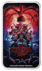 Stranger Things - Season 2 2026 1oz Silver Coloured Rectangular Coin - Nova Coins