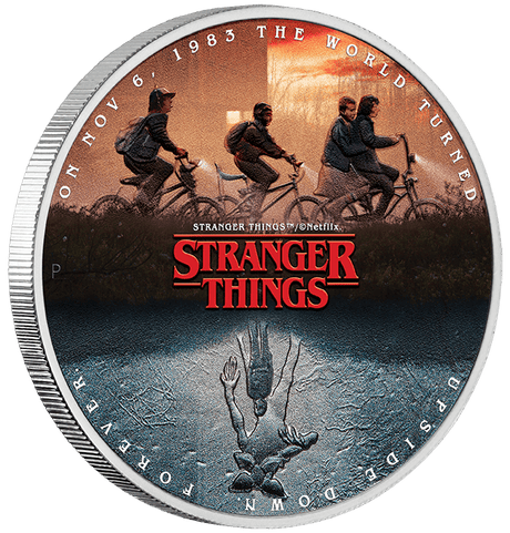 Stranger Things - The Upside Down 2026 1oz Silver Coloured Coin - Nova Coins