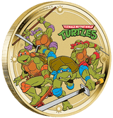 Teenage Mutant Ninja Turtles 2025 $1 Coin In Card - Nova Coins