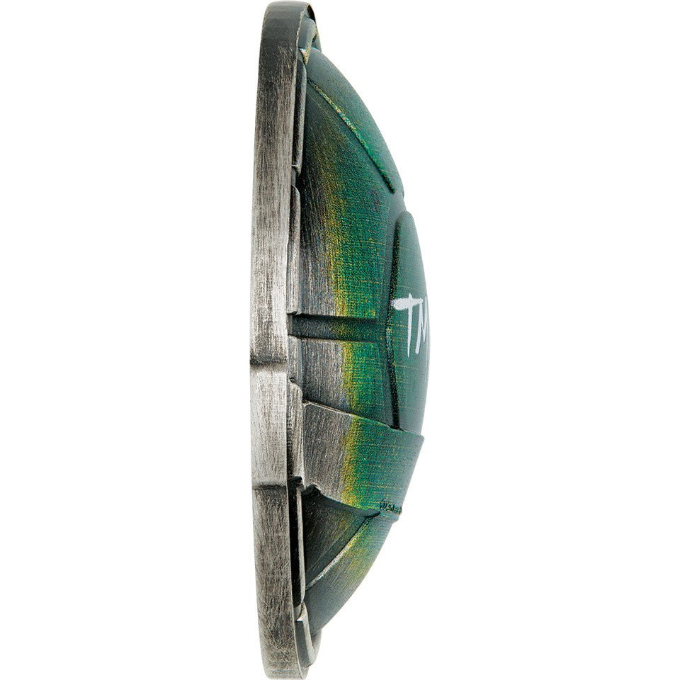 Teenage Mutant Ninja Turtles Domed Shell 2025 1.5oz Silver Antiqued Coloured Coin - Nova Coins