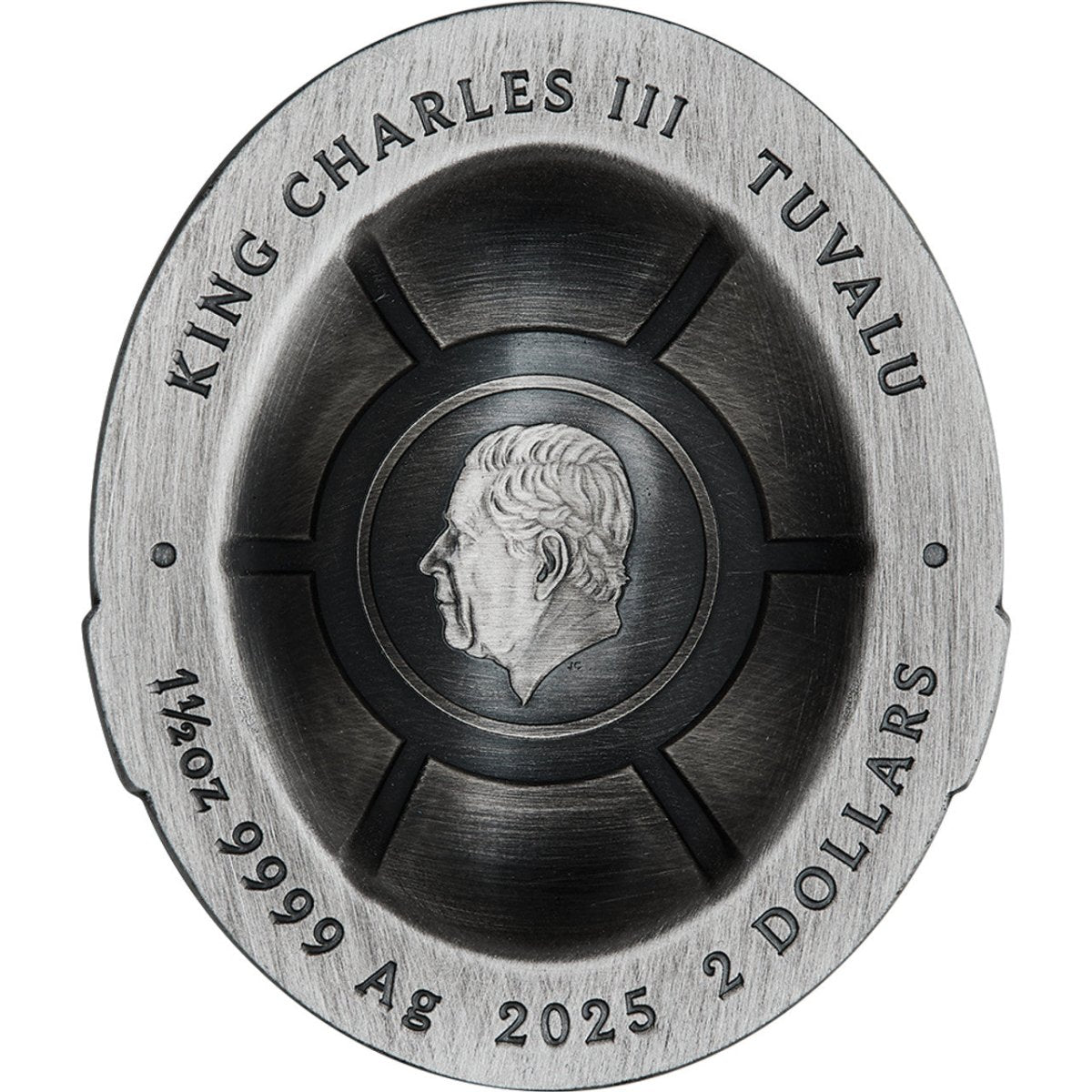 Teenage Mutant Ninja Turtles Domed Shell 2025 1.5oz Silver Antiqued Coloured Coin - Nova Coins