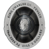 Teenage Mutant Ninja Turtles Domed Shell 2025 1.5oz Silver Antiqued Coloured Coin - Nova Coins