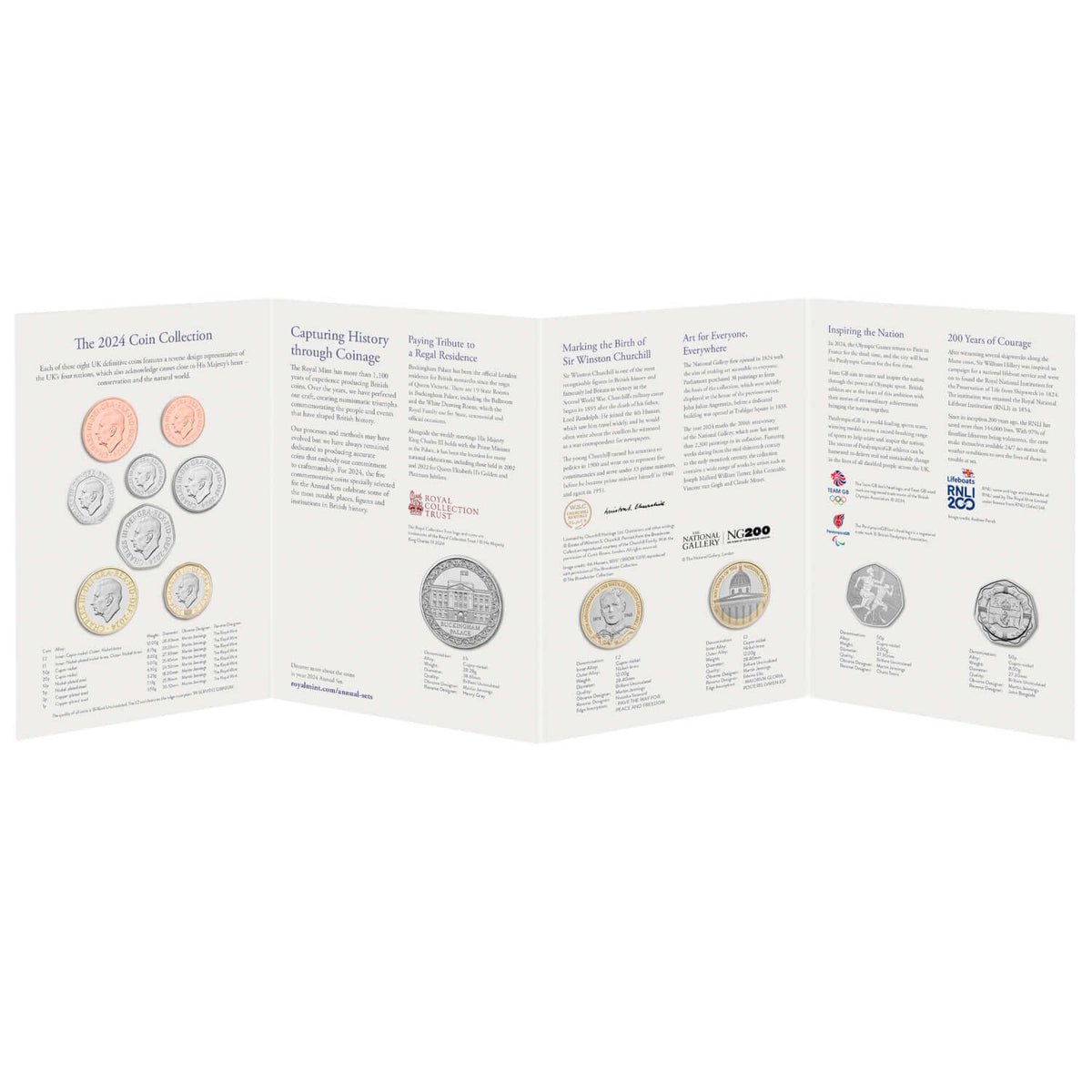 THE 2024 UNITED KINGDOM BRILLIANT UNCIRCULATED ANNUAL COIN SET - Nova Coins