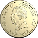 Torres Strait Islander Flag 2025 $2 Coloured C Mintmark Uncirc Coin Card - Nova Coins