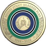 Torres Strait Islander Flag 2025 $2 Coloured C Mintmark Uncirc Coin Card - Nova Coins