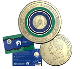 Torres Strait Islander Flag 2025 $2 Coloured C Mintmark Uncirc Coin Card - Nova Coins