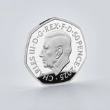 Monopoly 2025 UK 50p Silver Proof Colour Coin