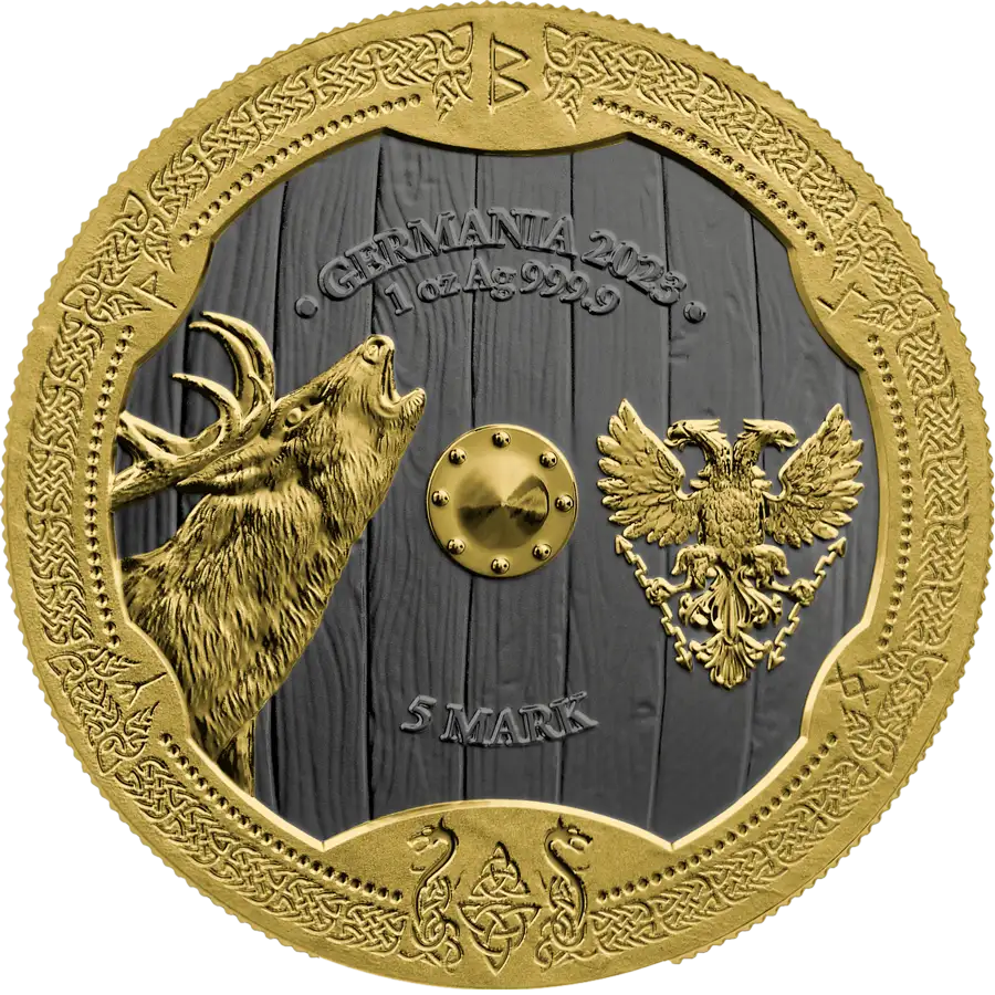 2023 Germania Valkyries: Ostara Valhalla 1 oz Silver Round BU